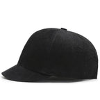Short Brim Corduroy Baseball Cap