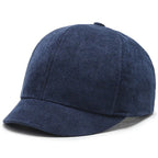 Short Brim Corduroy Baseball Cap
