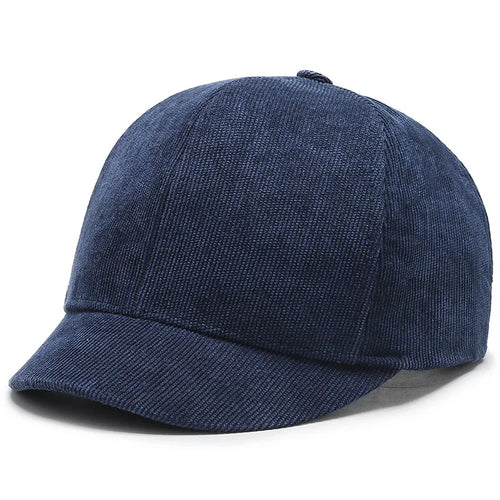 Blue Corduroy Baseball Cap
