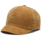Short Brim Corduroy Baseball Cap