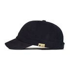 Short Brim Plain Baseball Cap