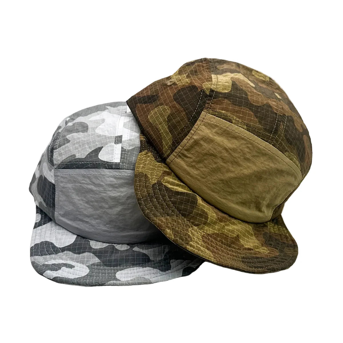 Sikeda Retro Camouflage 5-Panels Baseball Cap