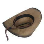 Silver Goat Genuine Leather Cowboy Hat