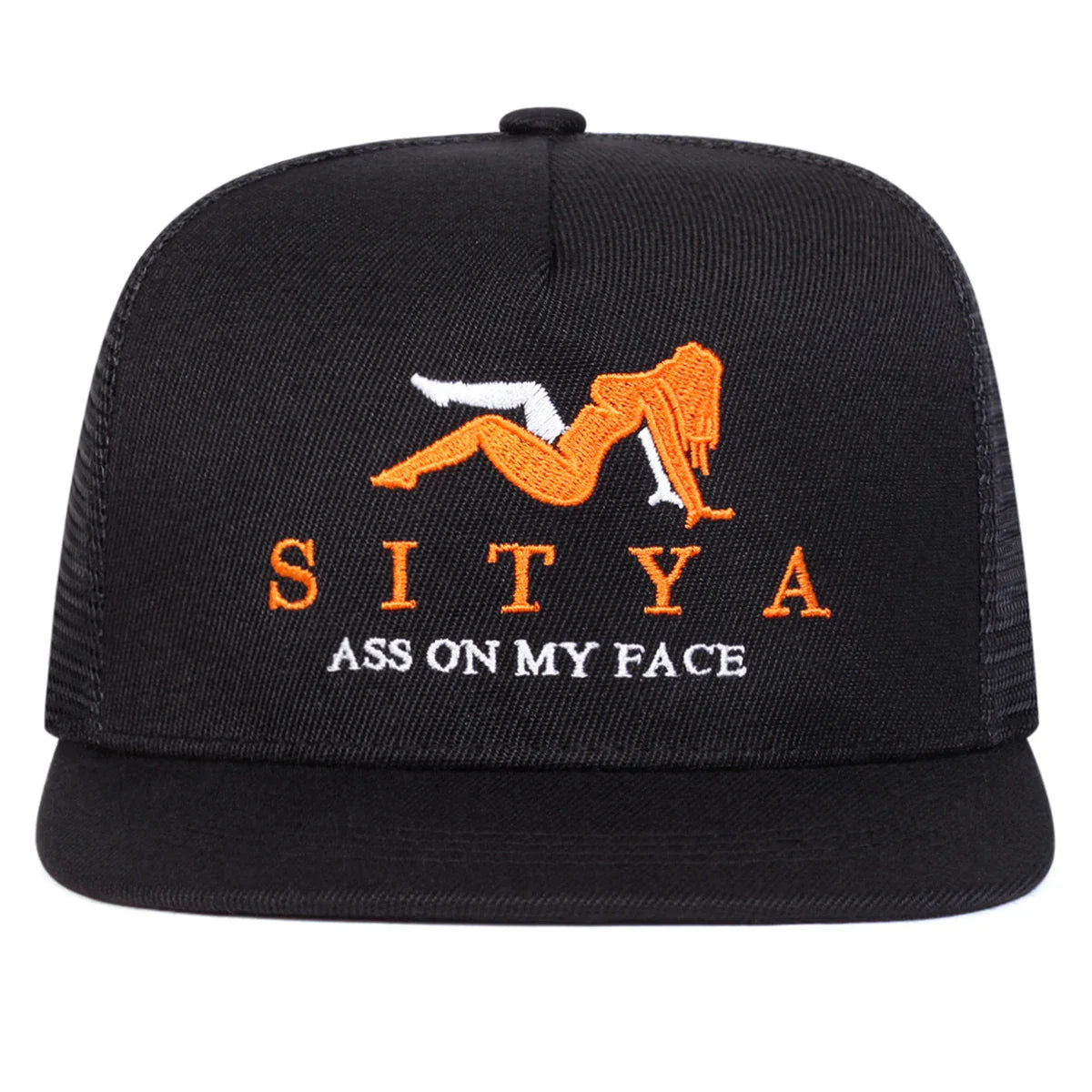 Sit On My Face Trucker Snapback Cap
