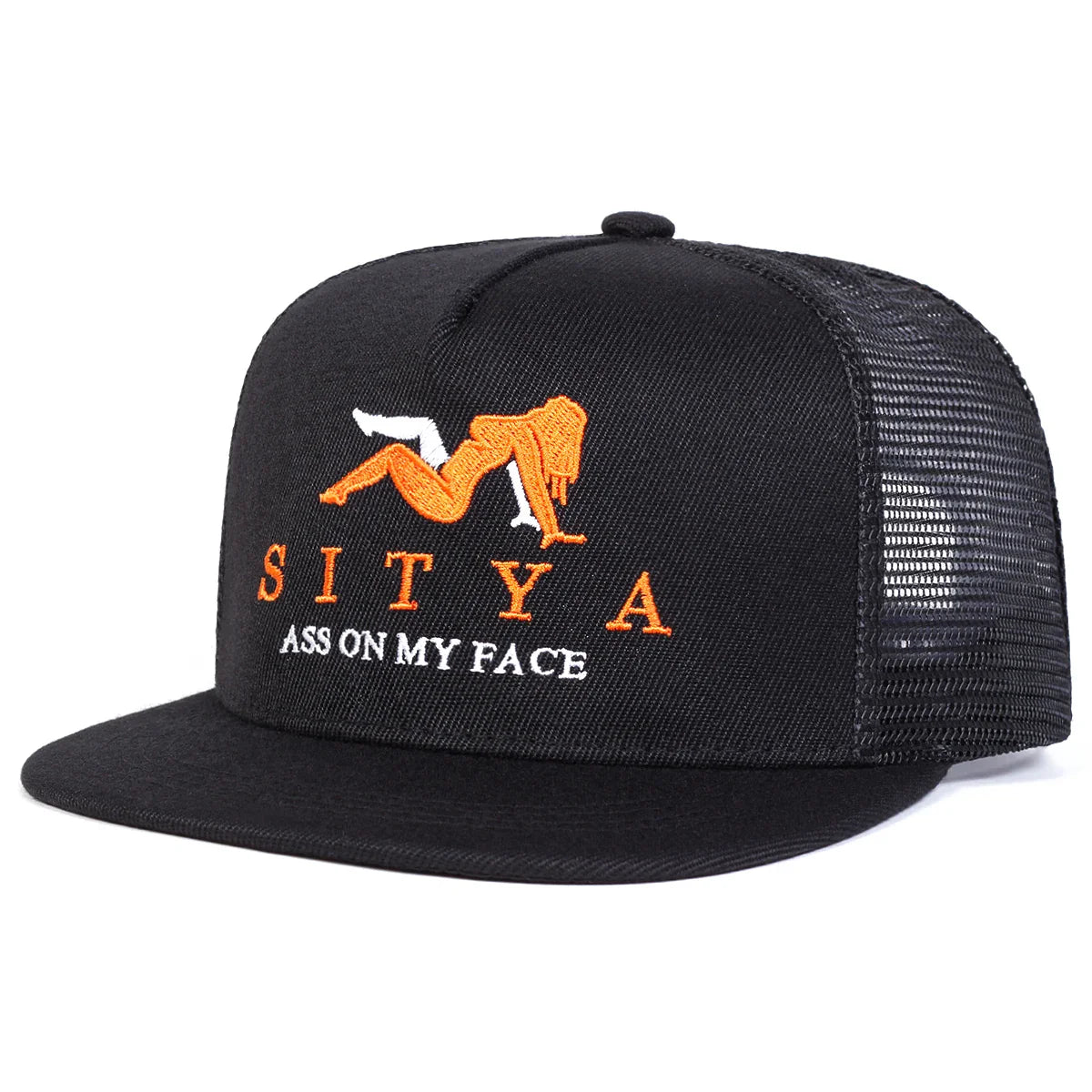 Sit On My Face Trucker Snapback Cap