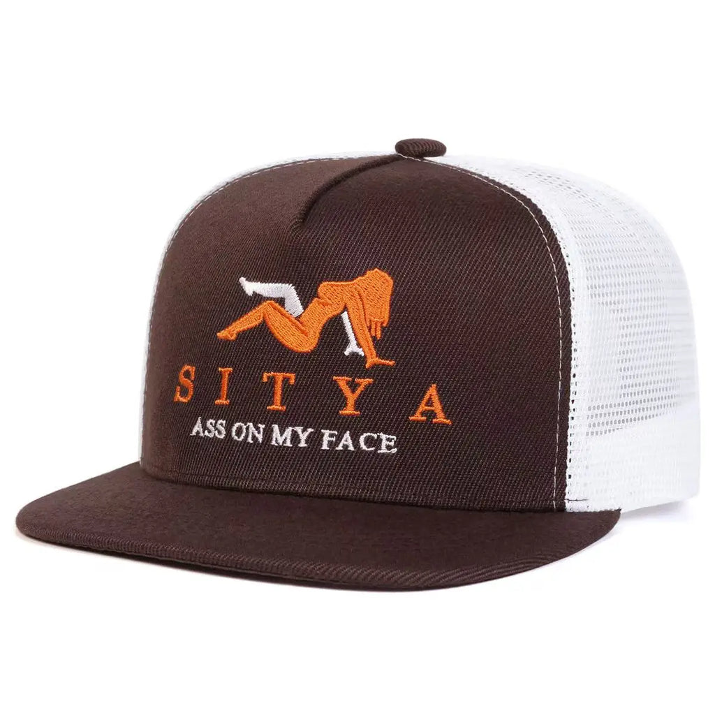 Sit On My Face Trucker Snapback Cap