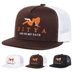 Sit On My Face Trucker Snapback Cap