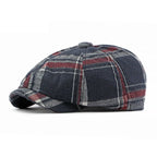 Sitges Plaid Newsboy Cap
