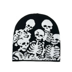 Skeleton Parade Halloween Winter Knitted Beanie