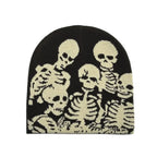 Skeleton Parade Halloween Winter Knitted Beanie