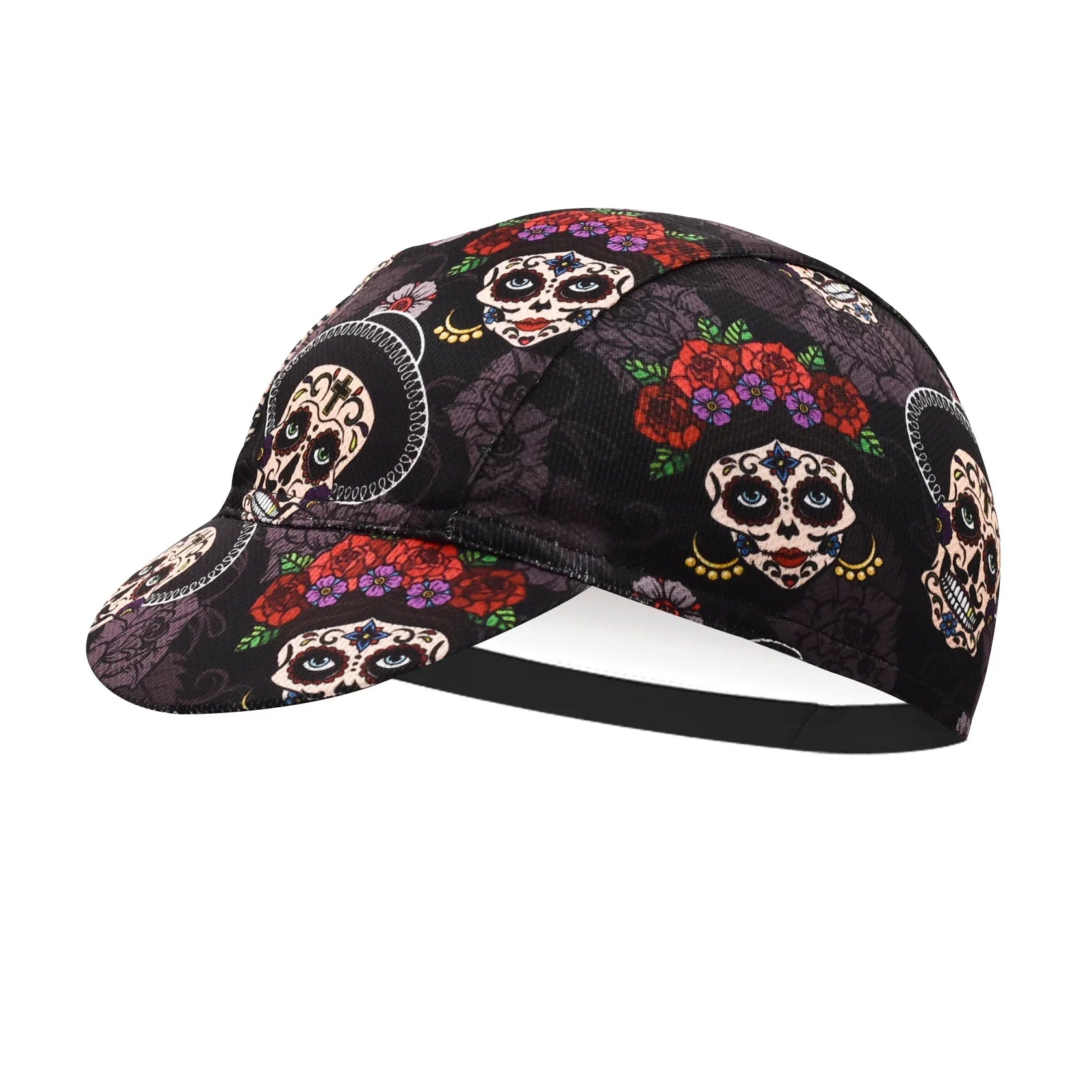 Skulls Graffiti Cycling Cap