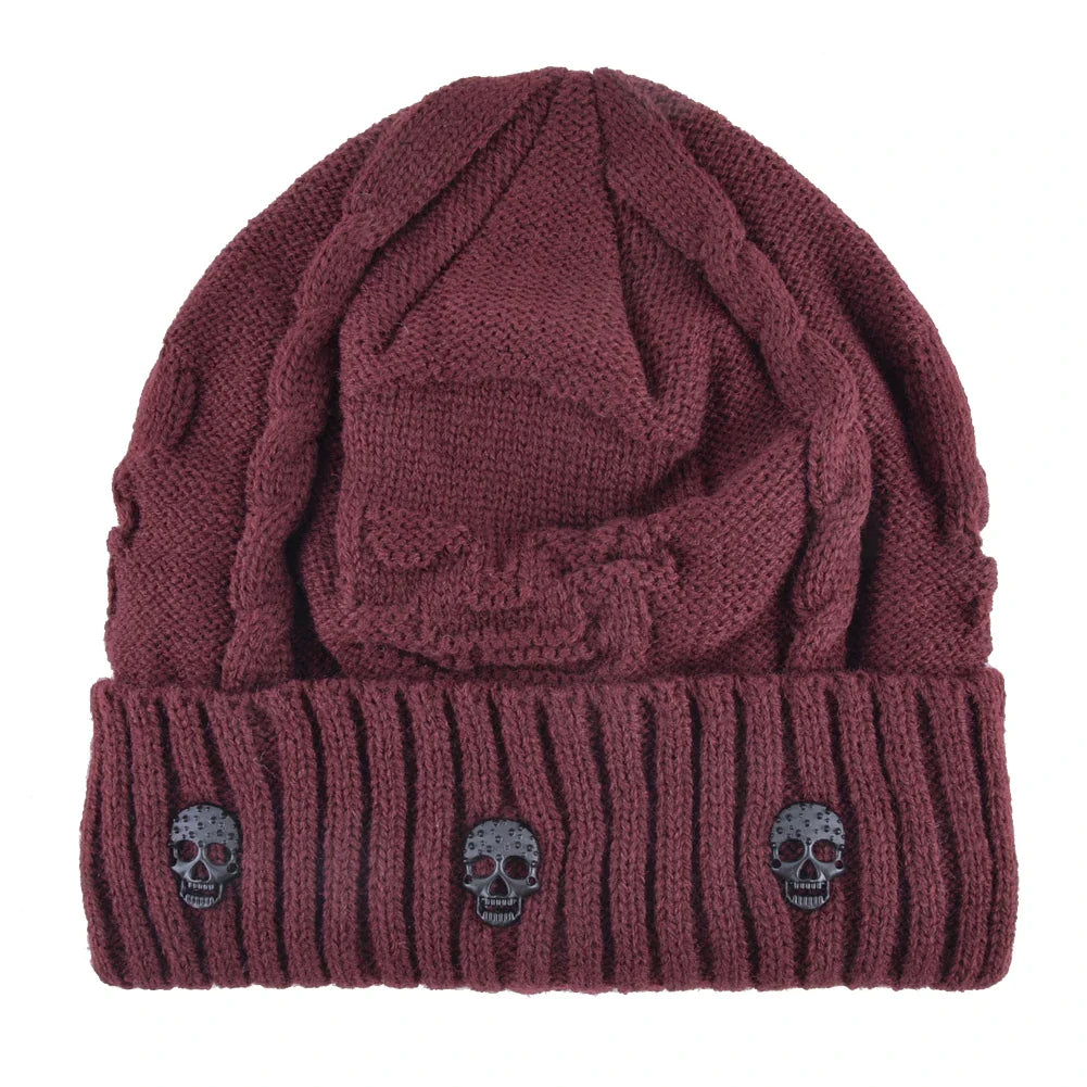Skulls Winter Knitted Beanie