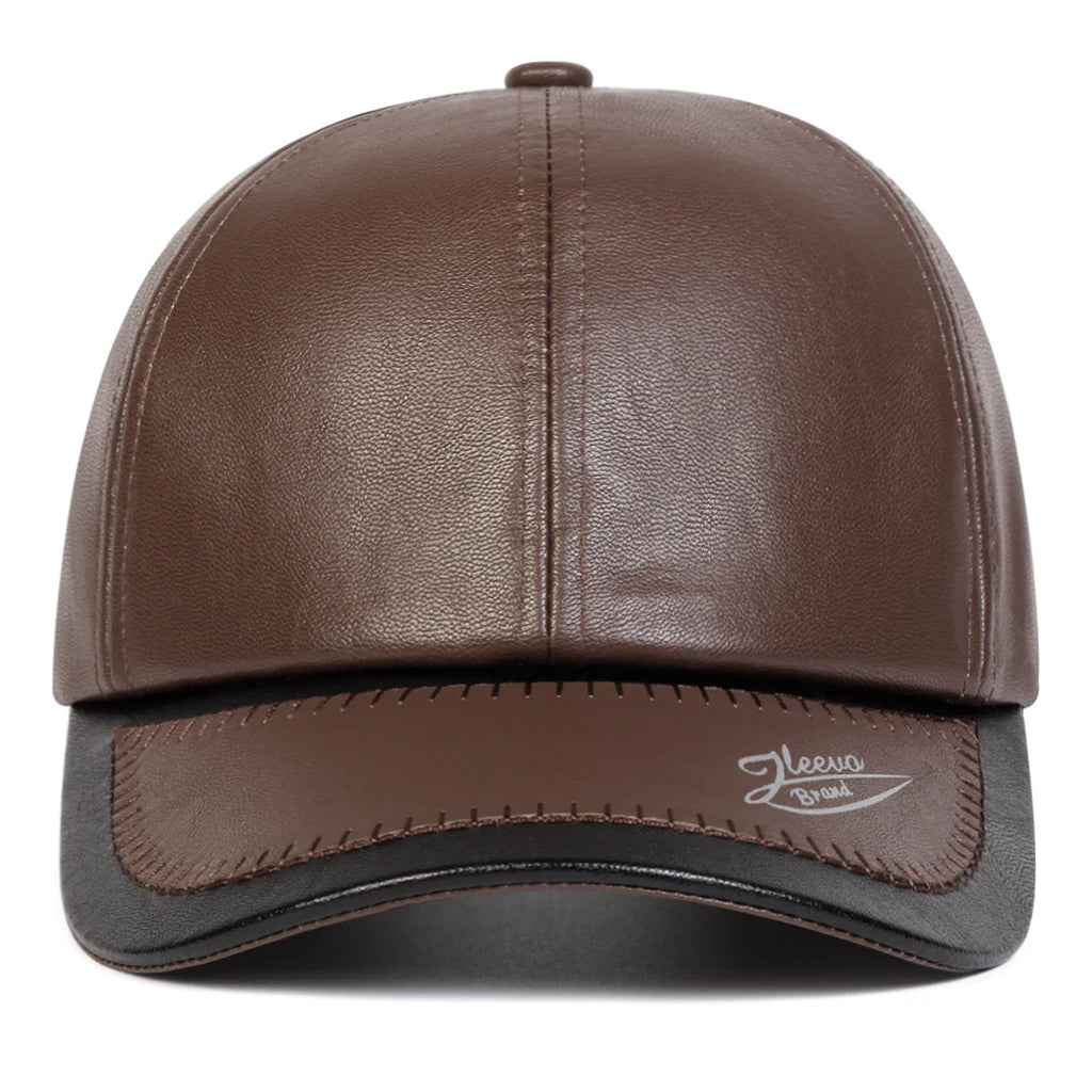 Sleevo Leather Baseball Cap