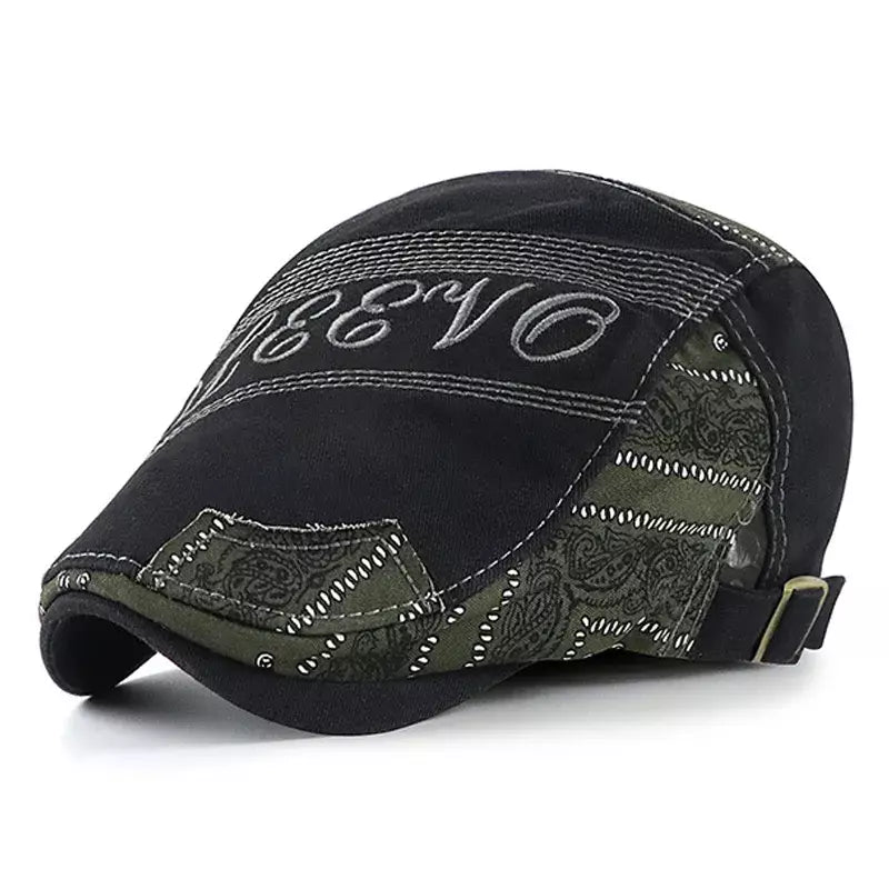 Sleevo Ethnic Patchwork Flat Cap