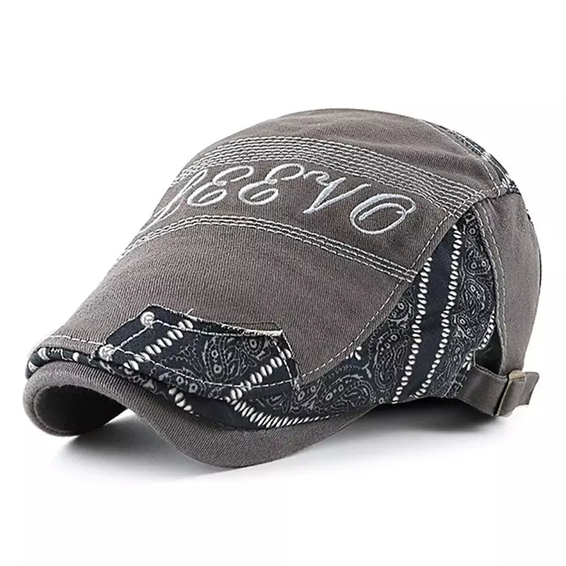 Sleevo Ethnic Patchwork Flat Cap