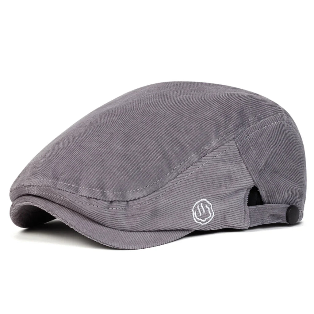 Smile 1991 Corduroy Flat Cap
