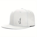 Smile Plain Cotton Snapback Cap