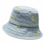 Smileys Cotton Denim Bucket Hat