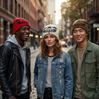 Smiling Death Knitted Beanie