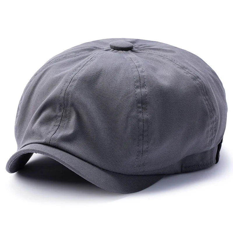 Smith Cotton Oversize Newsboy Hat