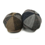 Smith Vintage Patchwork Newsboy Cap