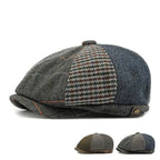 Smith Vintage Patchwork Newsboy Cap