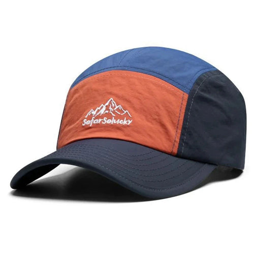 Red 5-Panels Baseball Cap