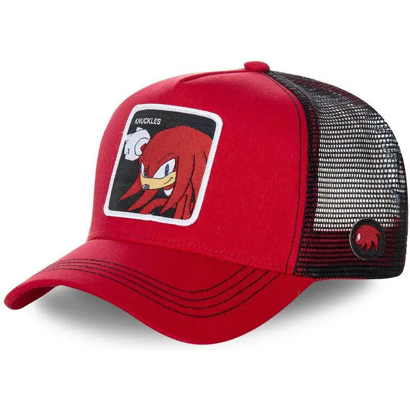 Sonic Cartoon Baseball Trucker Cap
