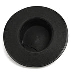 Black straw boater hat – straw hat close-up