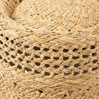 Sorrento Sun Handmade Raffia Bucket Porkpie Hat