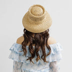 Sorrento Sun Handmade Raffia Bucket Porkpie Hat