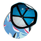 South Beach Turquoise Blue Snapback Cap