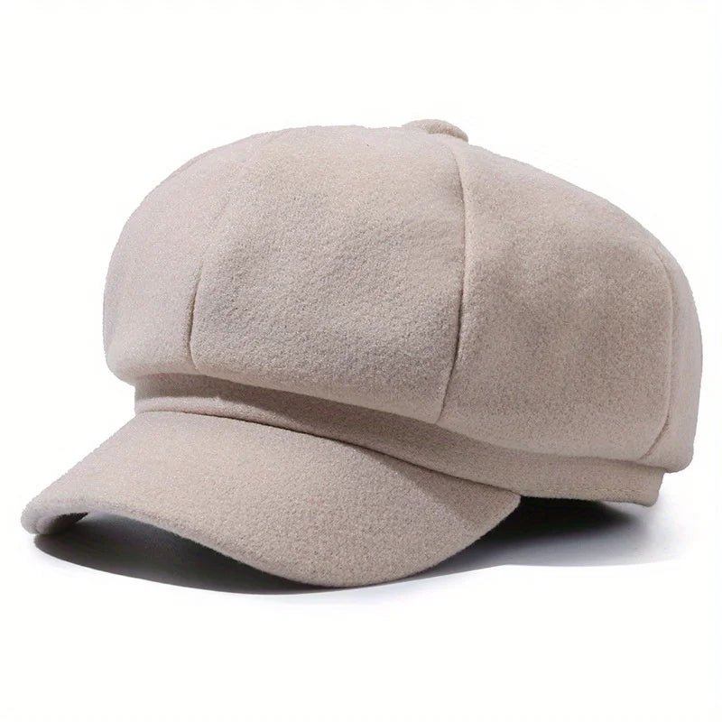 Southampton Women Wool Newsboy Cap