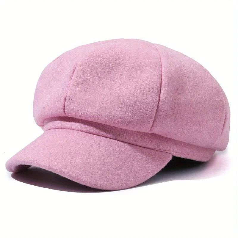 Southampton Women Wool Newsboy Cap