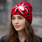Spider Web Halloween Beanie