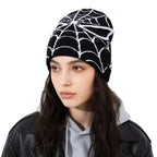 Spider Web Hidden Eyes Winter Beanie