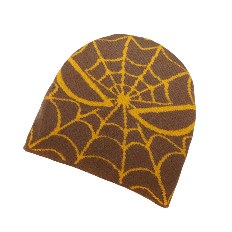 Spider Web Hidden Eyes Winter Beanie