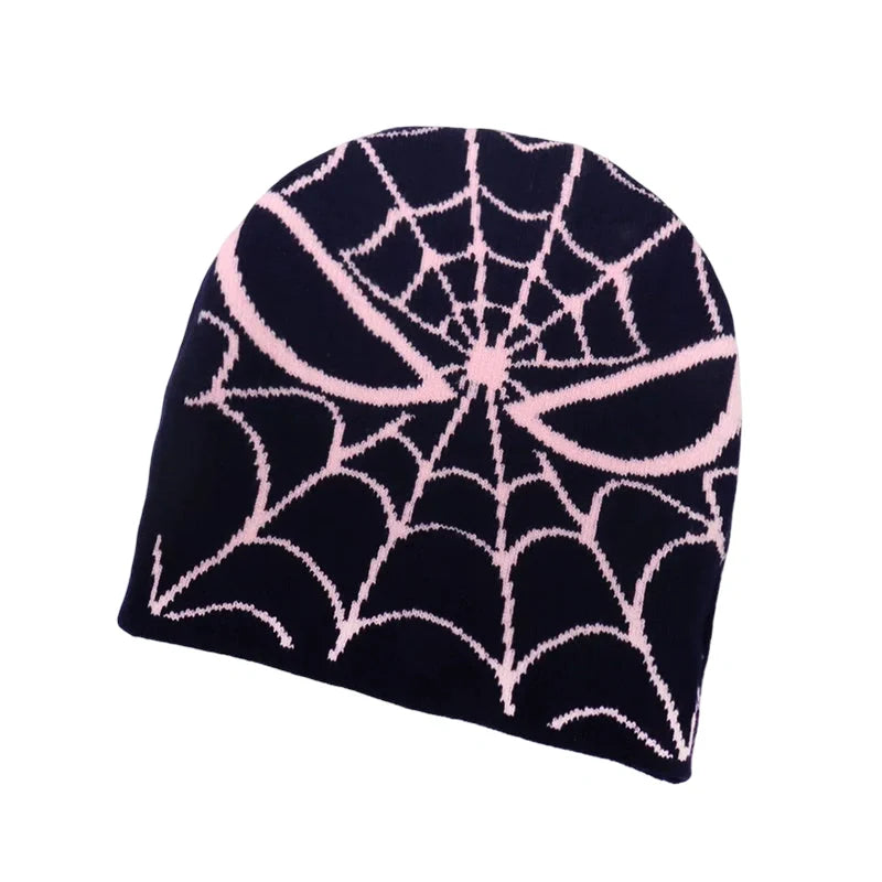 Spider Web Hidden Eyes Winter Beanie