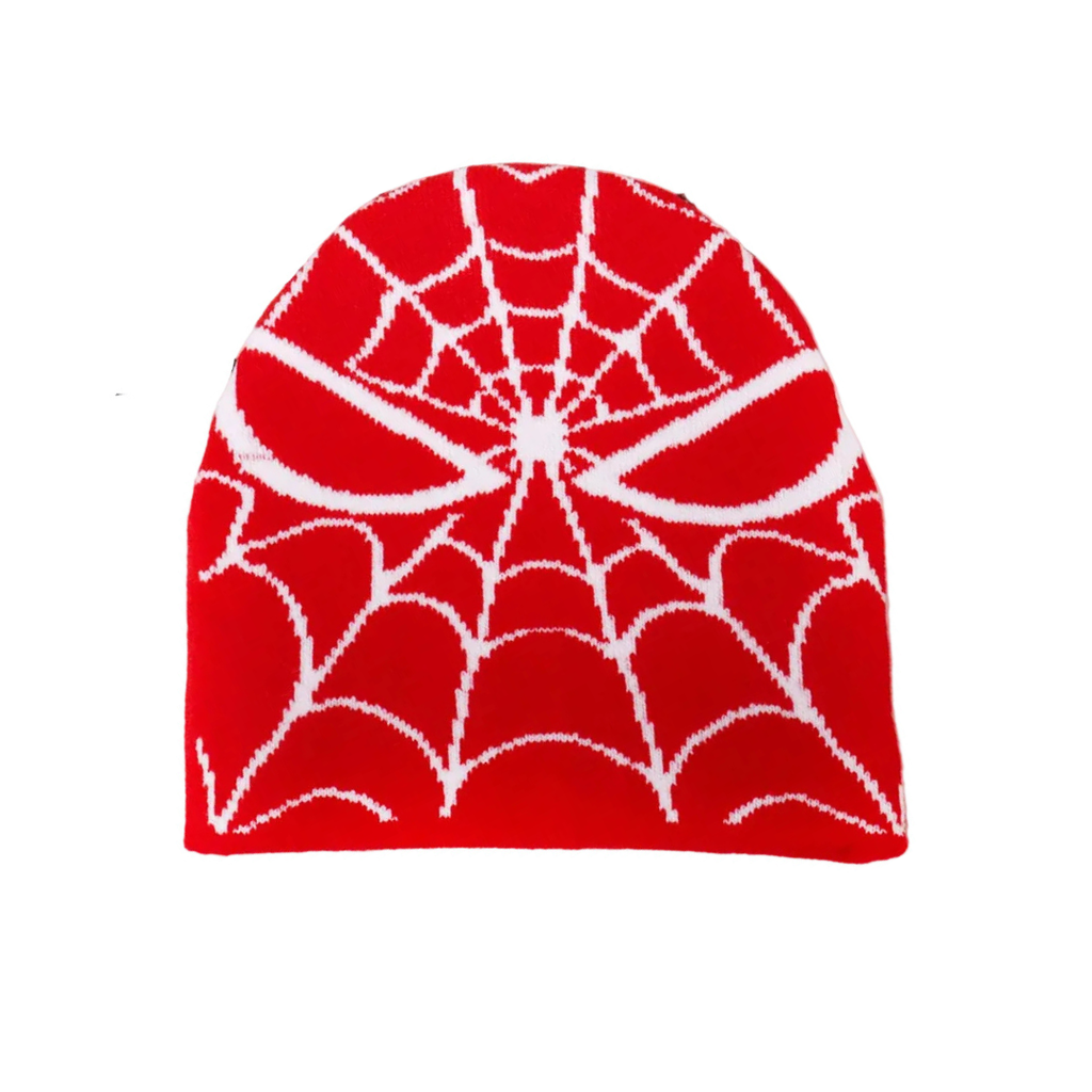 Spider Web Hidden Eyes Winter Beanie