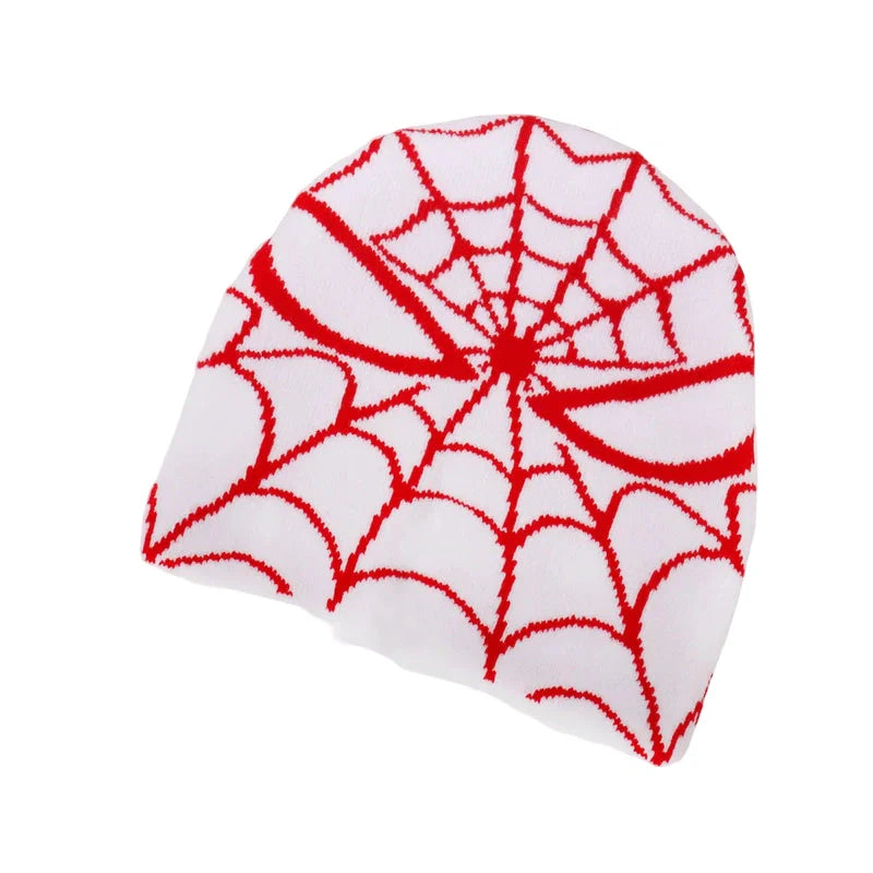 Spider Web Hidden Eyes Winter Beanie
