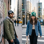 Spring Dreams Floral Knitted Beanie