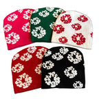 Spring Dreams Floral Knitted Beanie