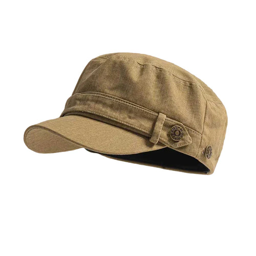 Cotton Army Cap – Adjustable Springfield Plain Cotton Acrylic Blend Hat