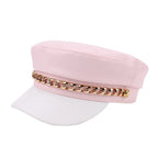 Springfield Golden Chain Bicolor Leather Sailor Cap