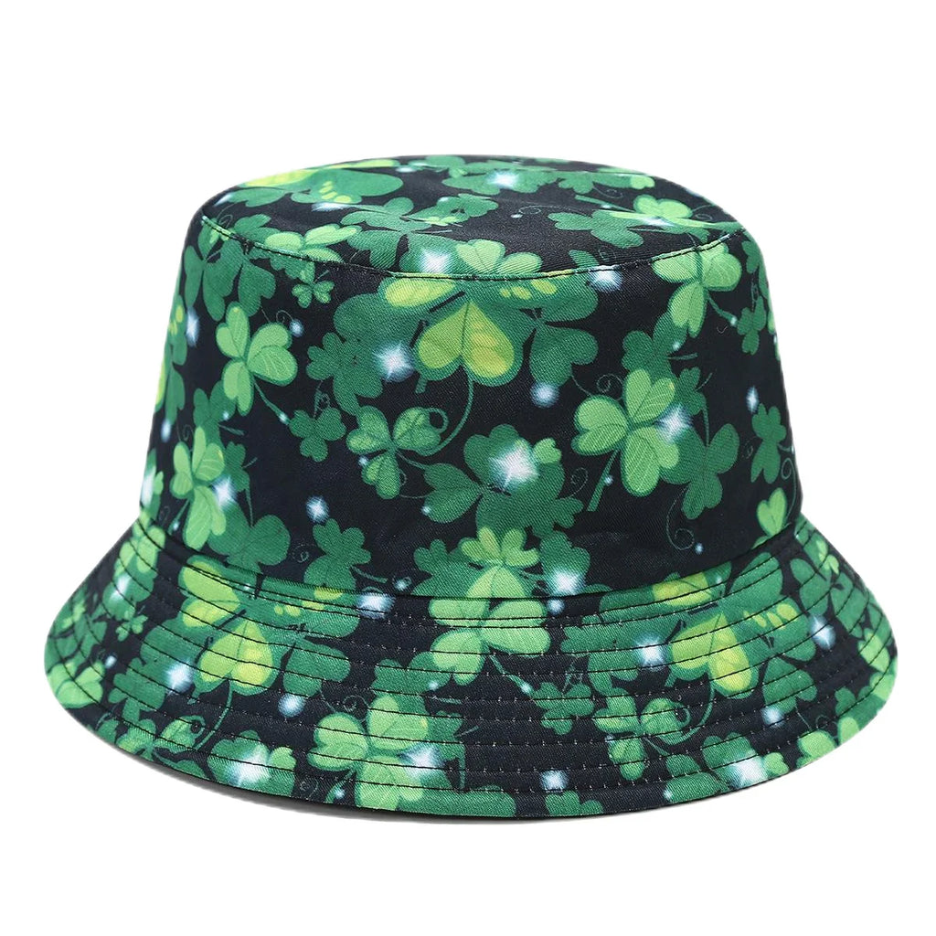 St Patrick's Day Reversible Bucket Hat