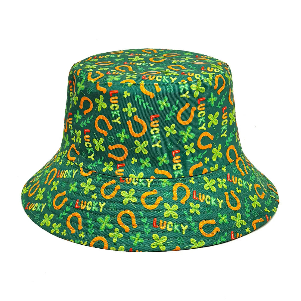 St Patrick's Day Reversible Bucket Hat