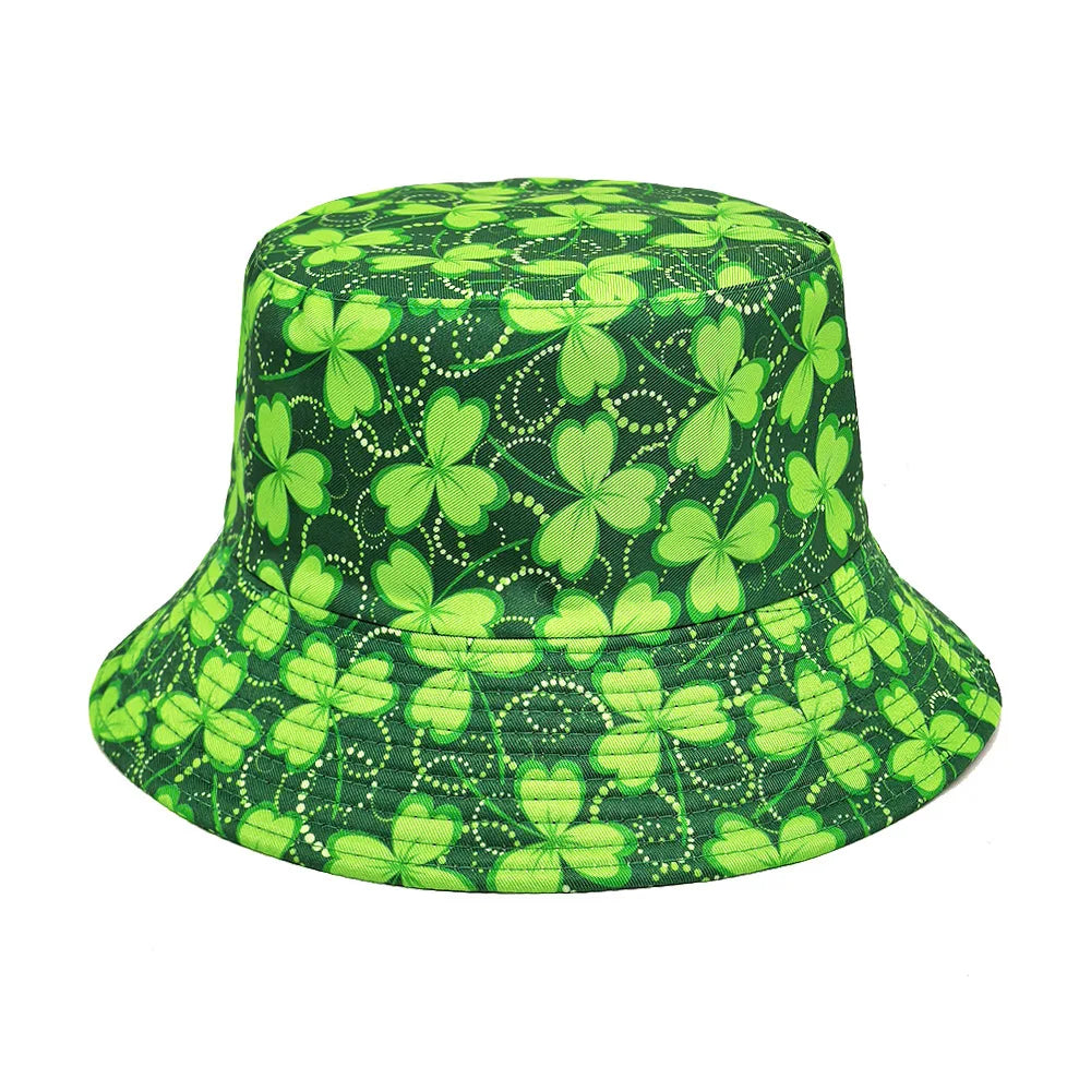 St Patrick's Day Reversible Bucket Hat