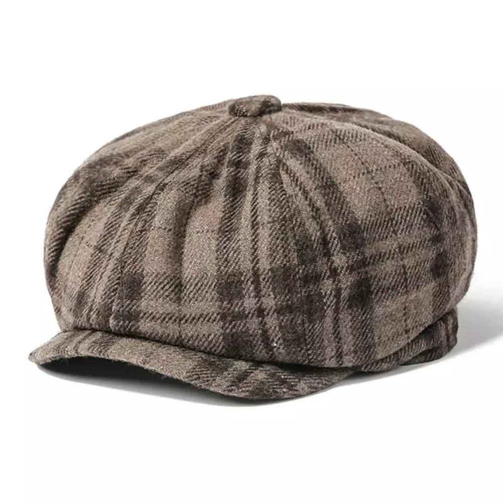 Stafford Tartan Cotton Newsboy Cap