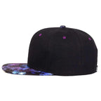 Starry Sky Black Snapback Cap
