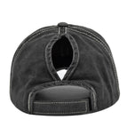 Stars Scratched Washed Cotton Baseball Cap